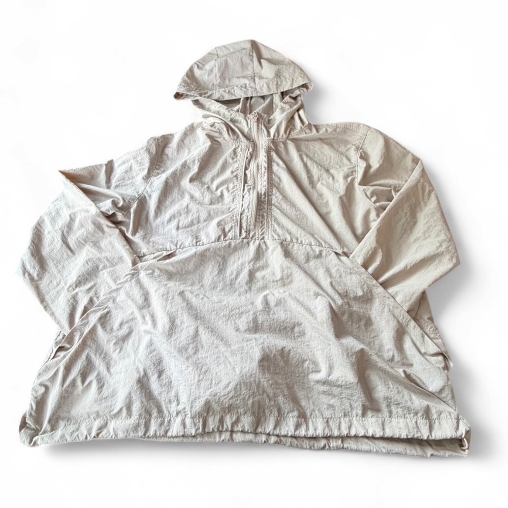 Avalanche Outdoor Supply Co Women XL Muted Pink-Tan Packable Anorak Windbreaker